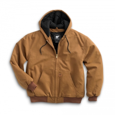 White Bear Duck Hooded Work Jacket